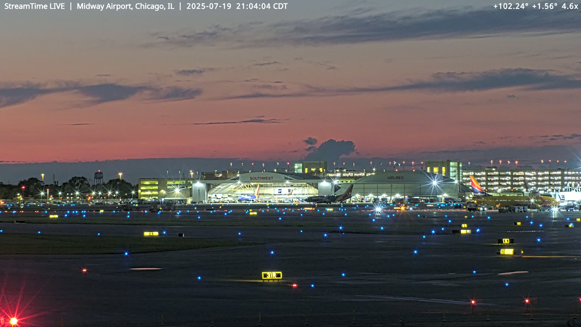 Chicago Midway International Airport Live Cam MDW / KMDW - Garfield Ridge, Chicago, Cook, Illinois, USA