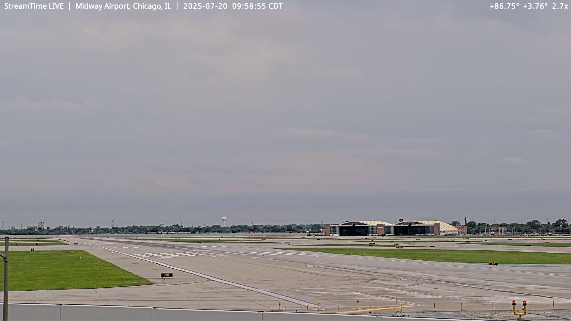 Chicago Midway International Airport Live Cam MDW / KMDW - Garfield Ridge, Chicago, Cook, Illinois, USA