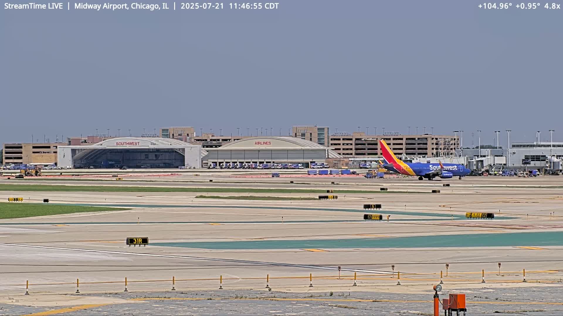 Chicago Midway International Airport Live Cam MDW / KMDW - Garfield Ridge, Chicago, Cook, Illinois, USA