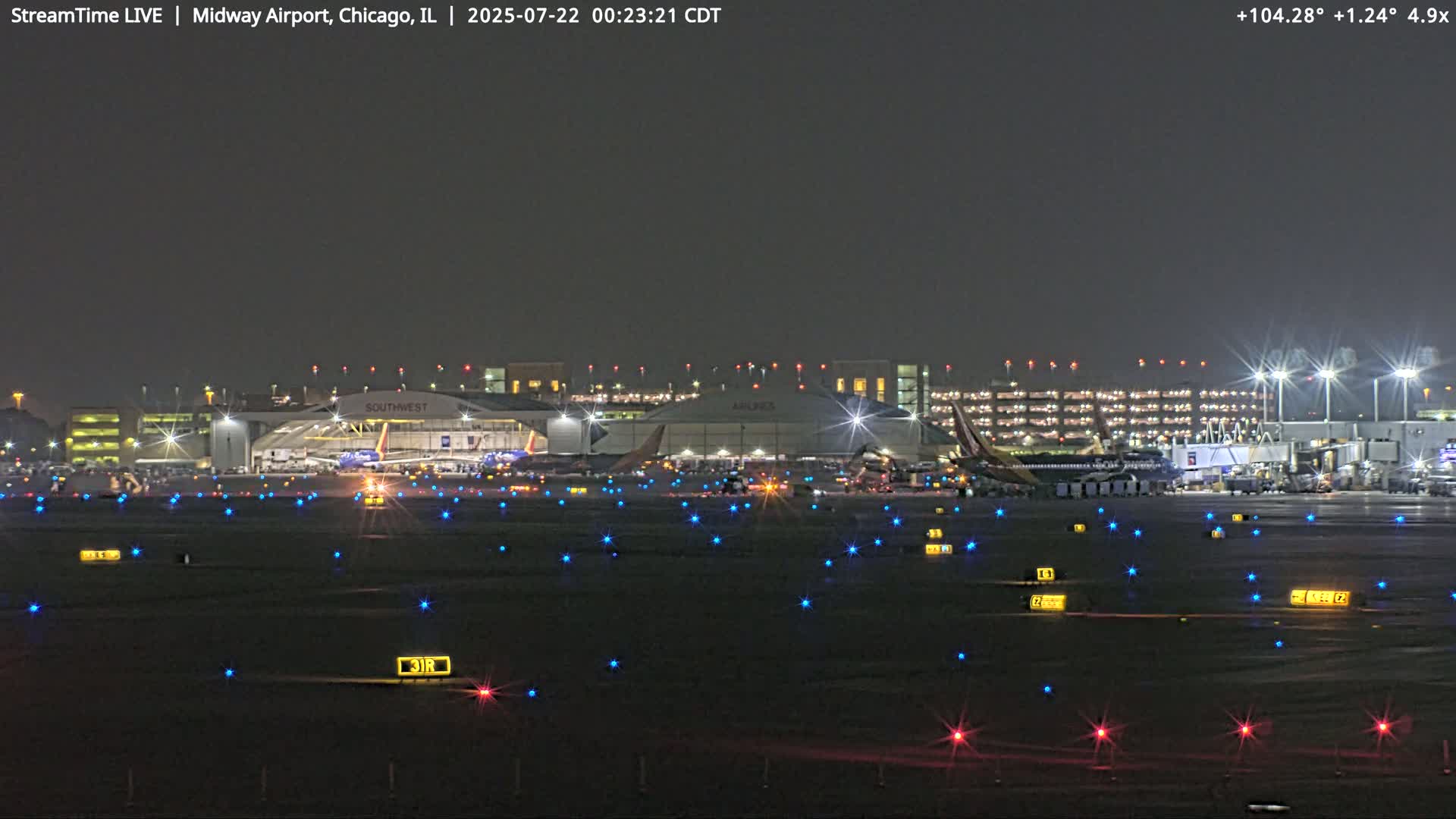 Chicago Midway International Airport Live Cam MDW / KMDW - Garfield Ridge, Chicago, Cook, Illinois, USA