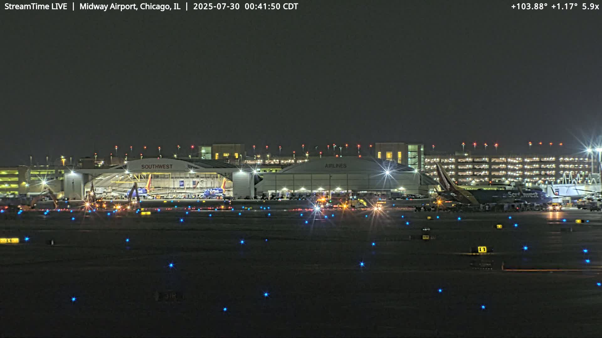 Chicago Midway International Airport Live Cam MDW / KMDW - Garfield Ridge, Chicago, Cook, Illinois, USA