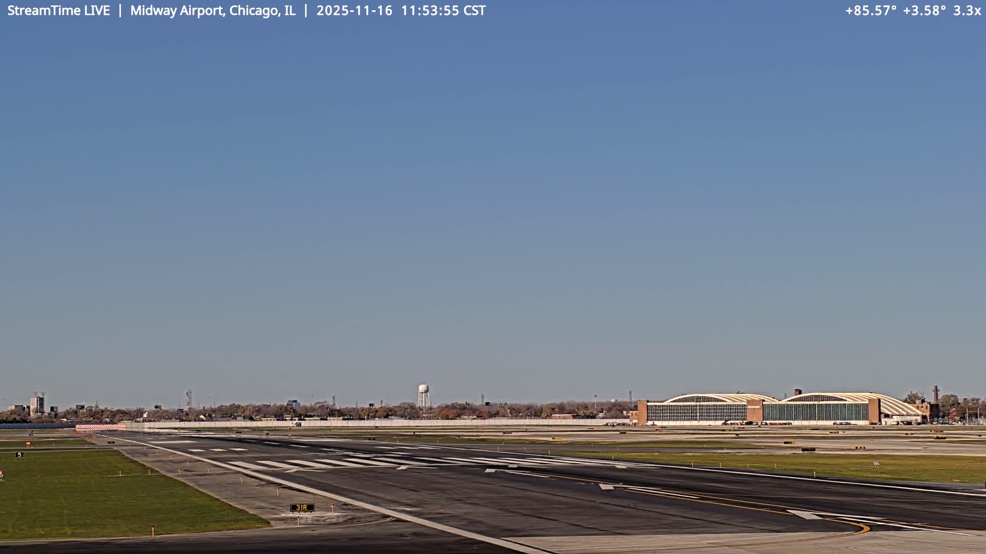 Chicago Midway International Airport Live Cam MDW / KMDW - Garfield Ridge, Chicago, Cook, Illinois, USA