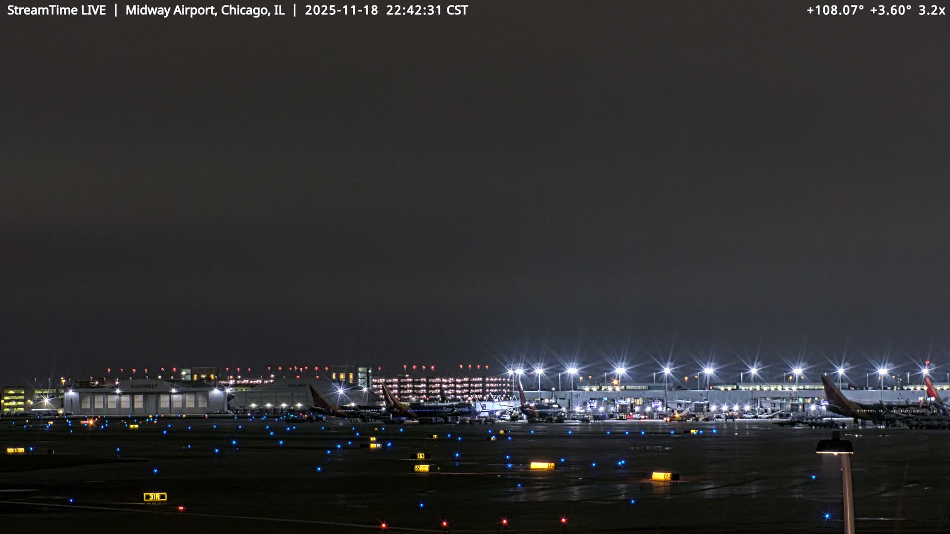 Chicago Midway International Airport Live Cam MDW / KMDW - Garfield Ridge, Chicago, Cook, Illinois, USA