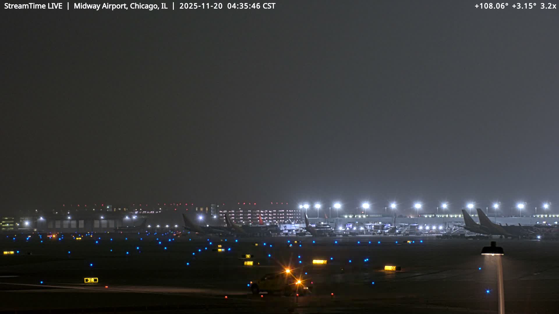 Chicago Midway International Airport Live Cam MDW / KMDW - Garfield Ridge, Chicago, Cook, Illinois, USA
