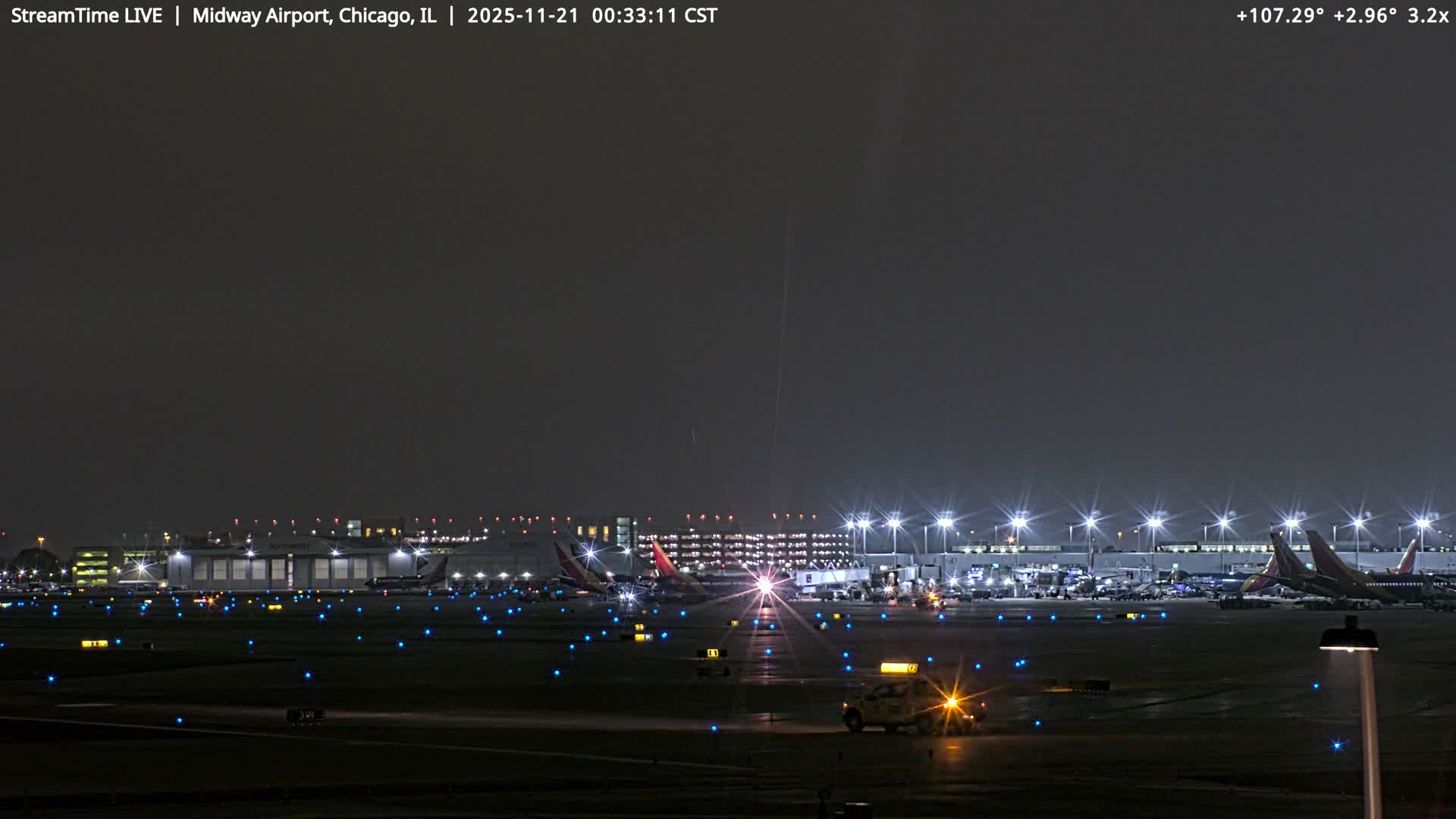 Chicago Midway International Airport Live Cam MDW / KMDW - Garfield Ridge, Chicago, Cook, Illinois, USA