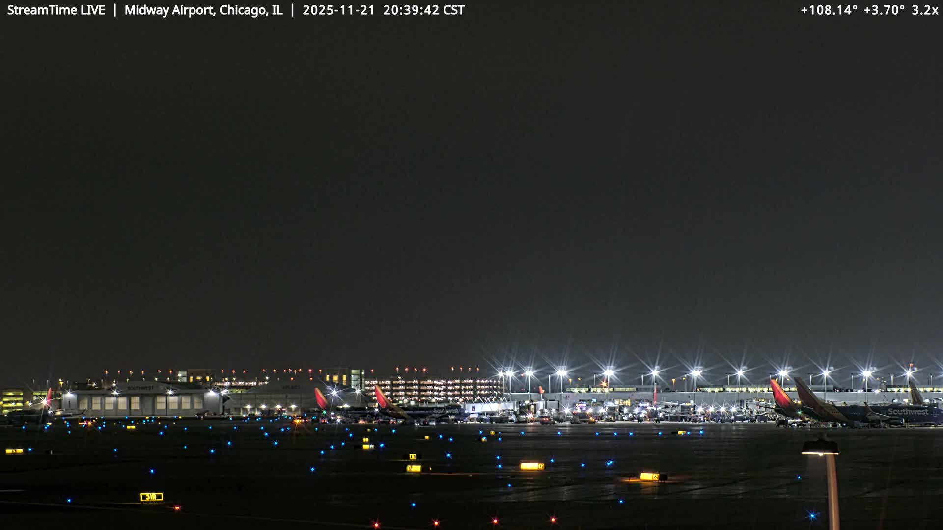 Chicago Midway International Airport Live Cam MDW / KMDW - Garfield Ridge, Chicago, Cook, Illinois, USA