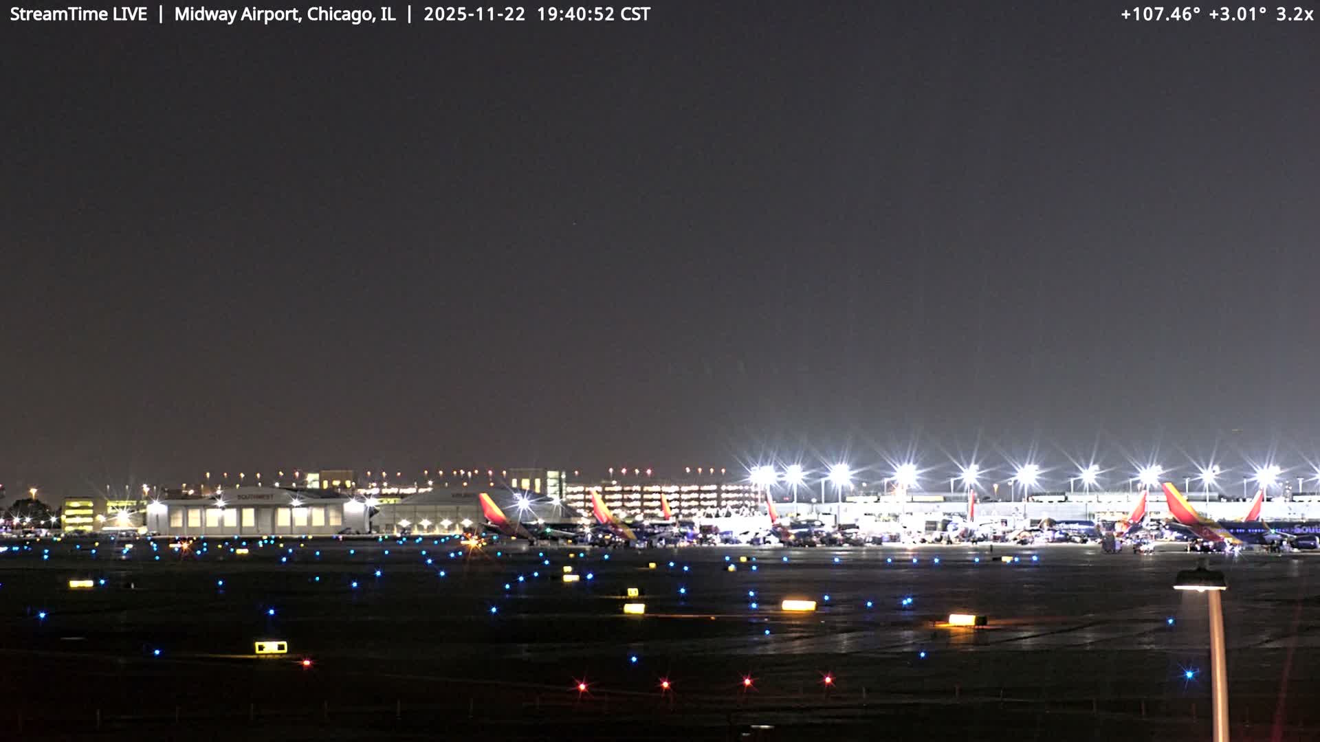Chicago Midway International Airport Live Cam MDW / KMDW - Garfield Ridge, Chicago, Cook, Illinois, USA