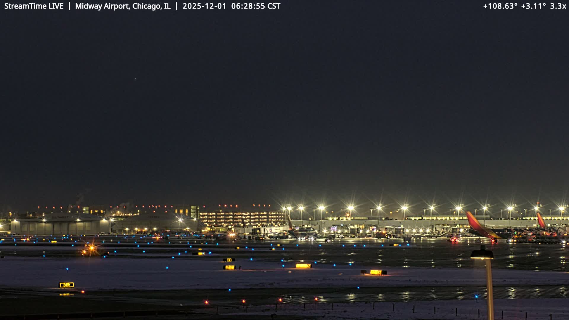 Chicago Midway International Airport Live Cam MDW / KMDW - Garfield Ridge, Chicago, Cook, Illinois, USA