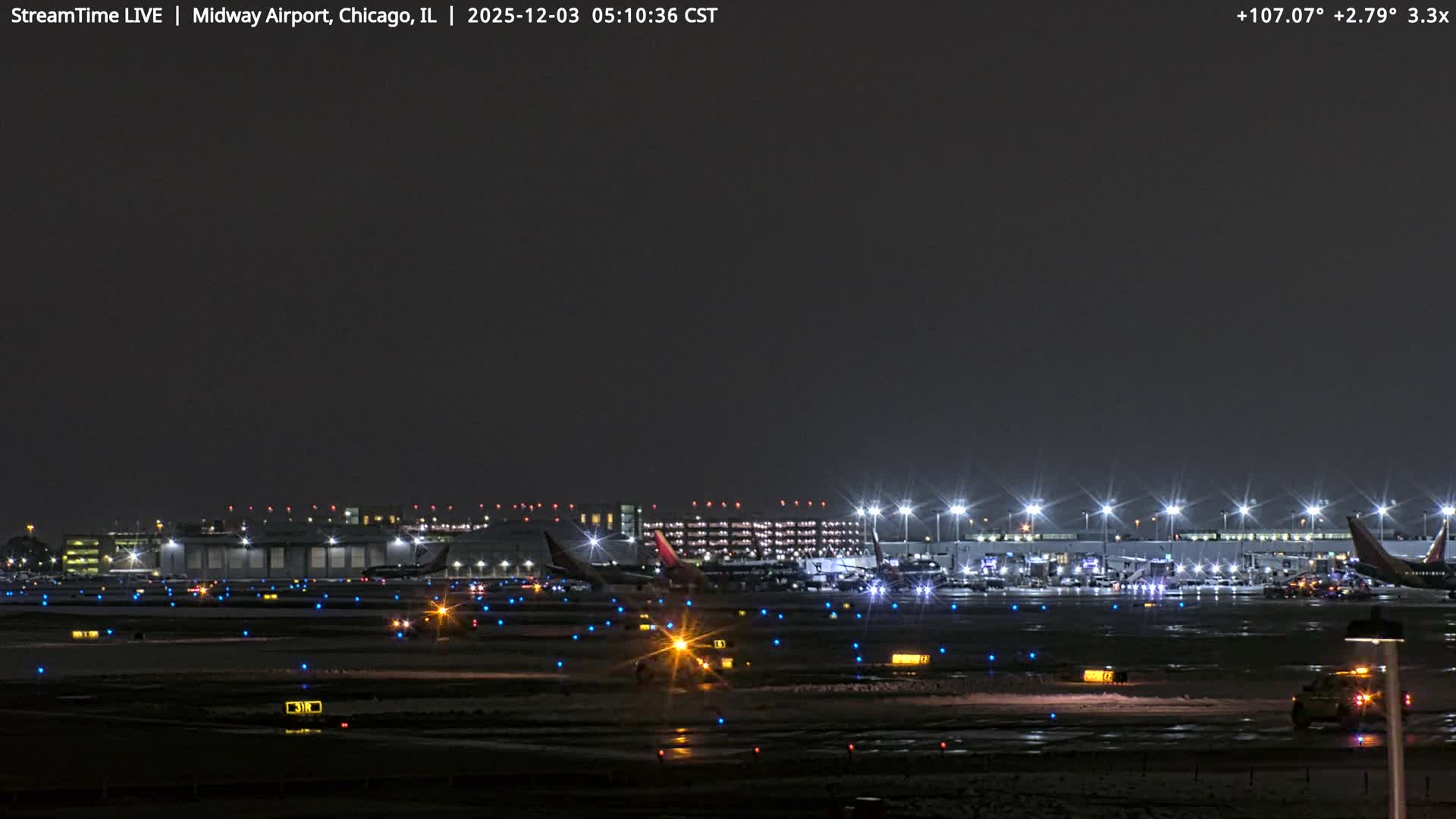 Chicago Midway International Airport Live Cam MDW / KMDW - Garfield Ridge, Chicago, Cook, Illinois, USA
