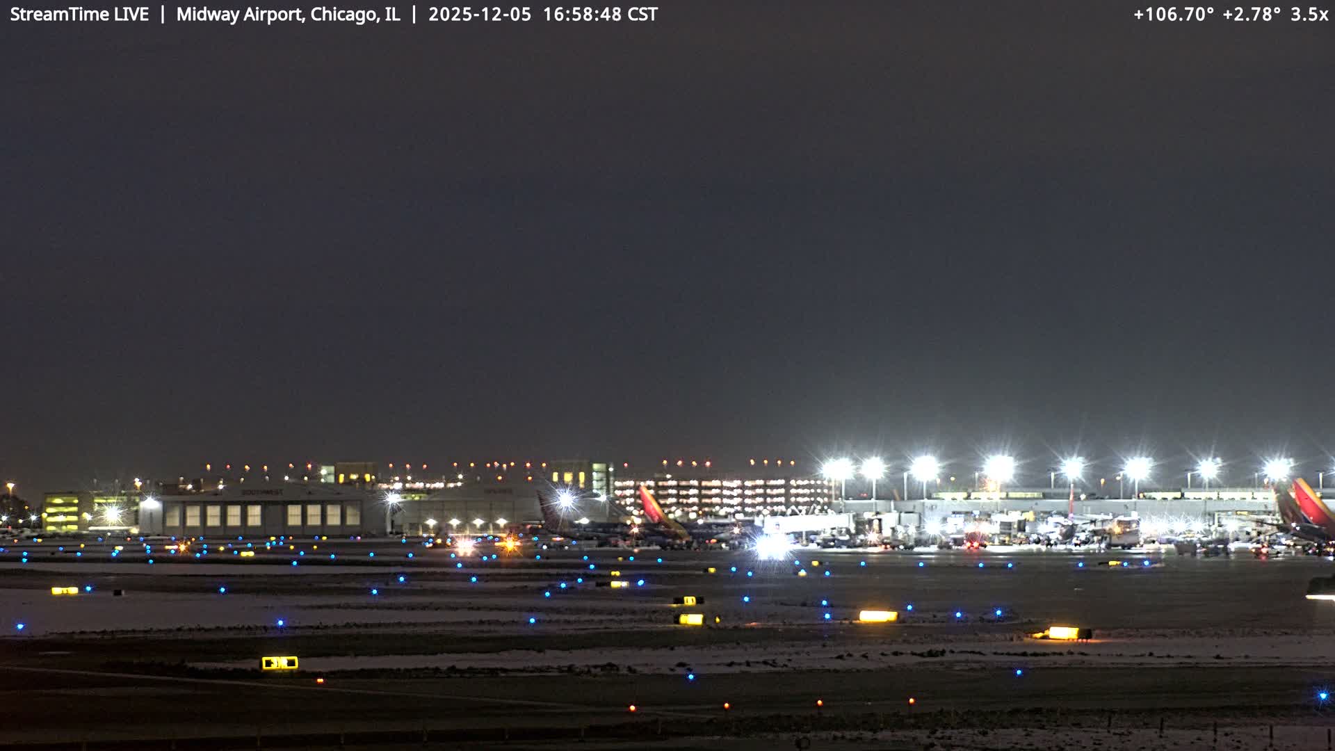 Chicago Midway International Airport Live Cam MDW / KMDW - Garfield Ridge, Chicago, Cook, Illinois, USA