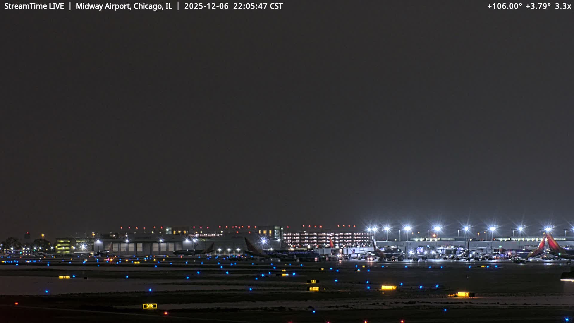 Chicago Midway International Airport Live Cam MDW / KMDW - Garfield Ridge, Chicago, Cook, Illinois, USA