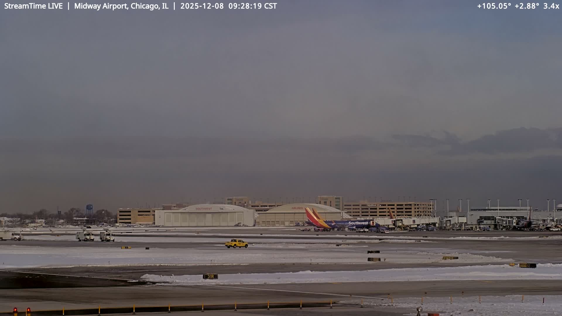 Chicago Midway International Airport Live Cam MDW / KMDW - Garfield Ridge, Chicago, Cook, Illinois, USA