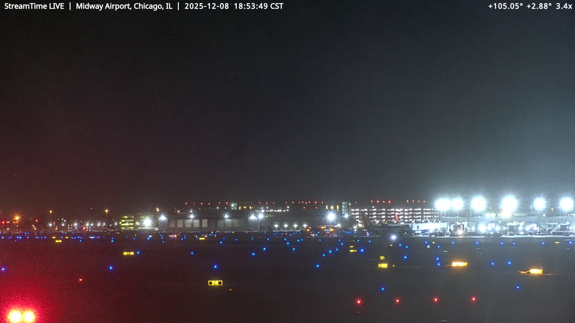 Chicago Midway International Airport Live Cam MDW / KMDW - Garfield Ridge, Chicago, Cook, Illinois, USA