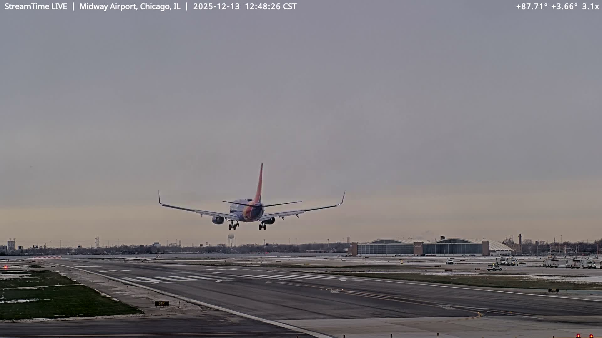Chicago Midway International Airport Live Cam MDW / KMDW - Garfield Ridge, Chicago, Cook, Illinois, USA