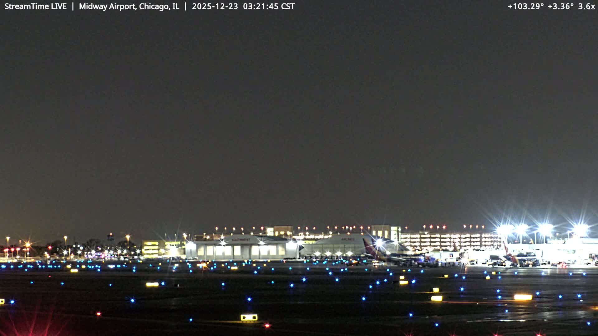 Chicago Midway International Airport Live Cam MDW / KMDW - Garfield Ridge, Chicago, Cook, Illinois, USA