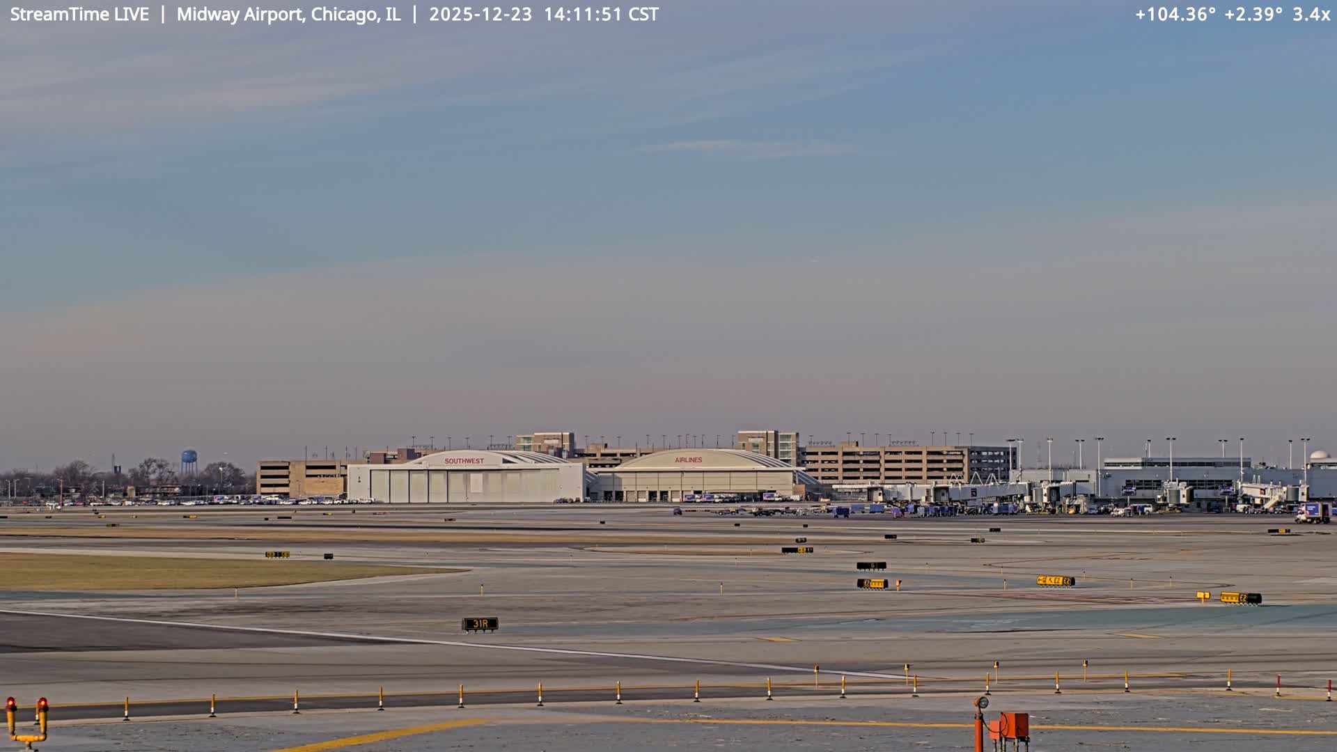 Chicago Midway International Airport Live Cam MDW / KMDW - Garfield Ridge, Chicago, Cook, Illinois, USA