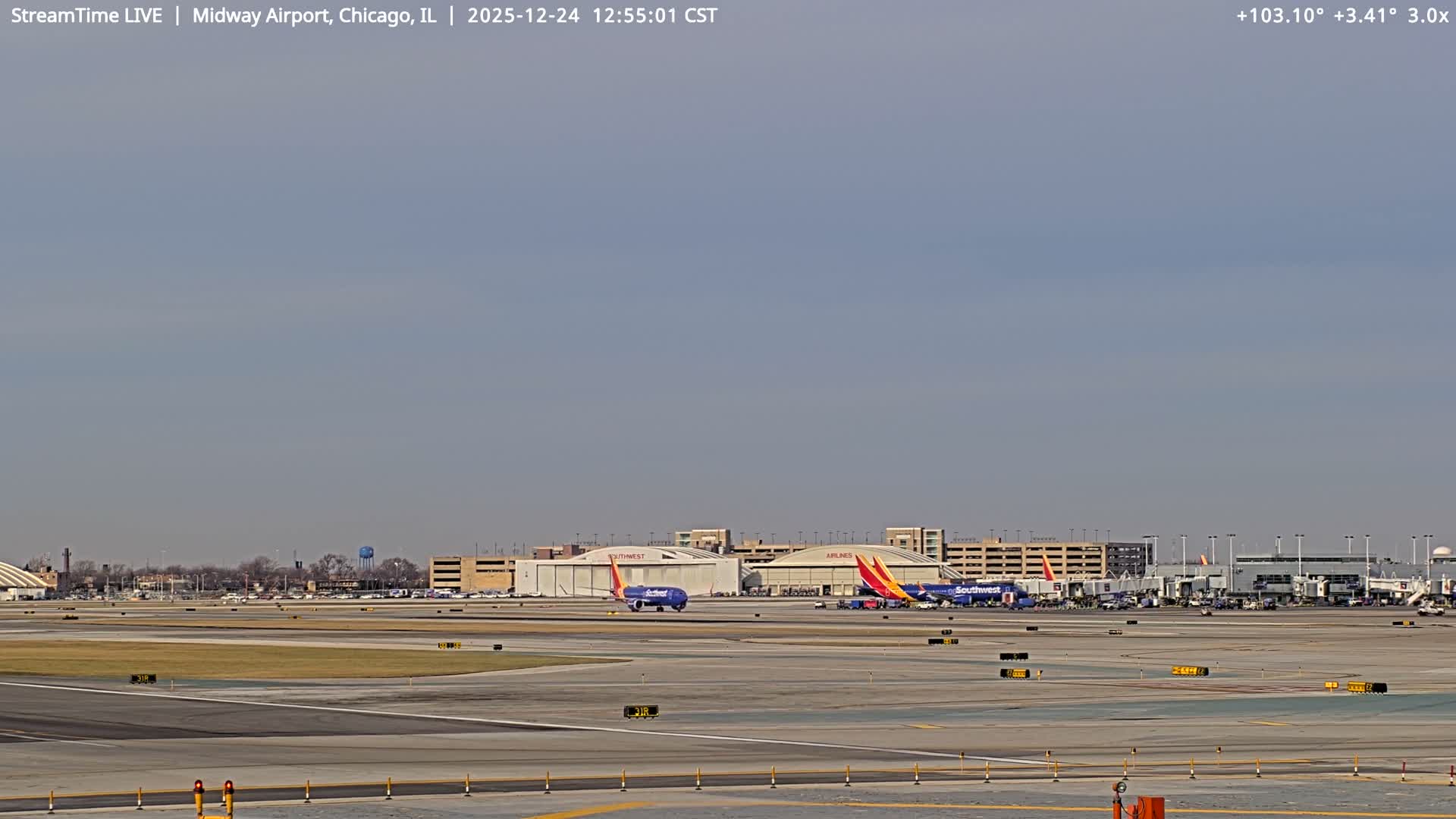 Chicago Midway International Airport Live Cam MDW / KMDW - Garfield Ridge, Chicago, Cook, Illinois, USA