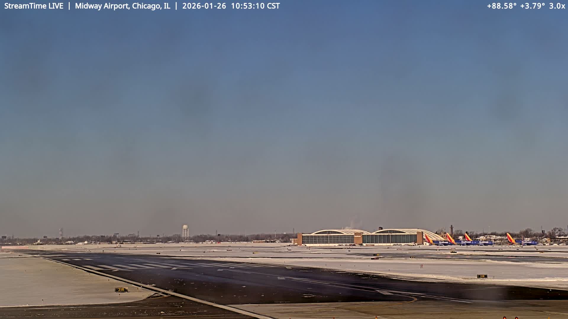 Chicago Midway International Airport Live Cam MDW / KMDW - Garfield Ridge, Chicago, Cook, Illinois, USA