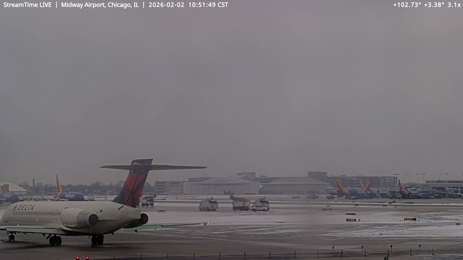 Chicago Midway International Airport Live Cam MDW / KMDW - Garfield Ridge, Chicago, Cook, Illinois, USA