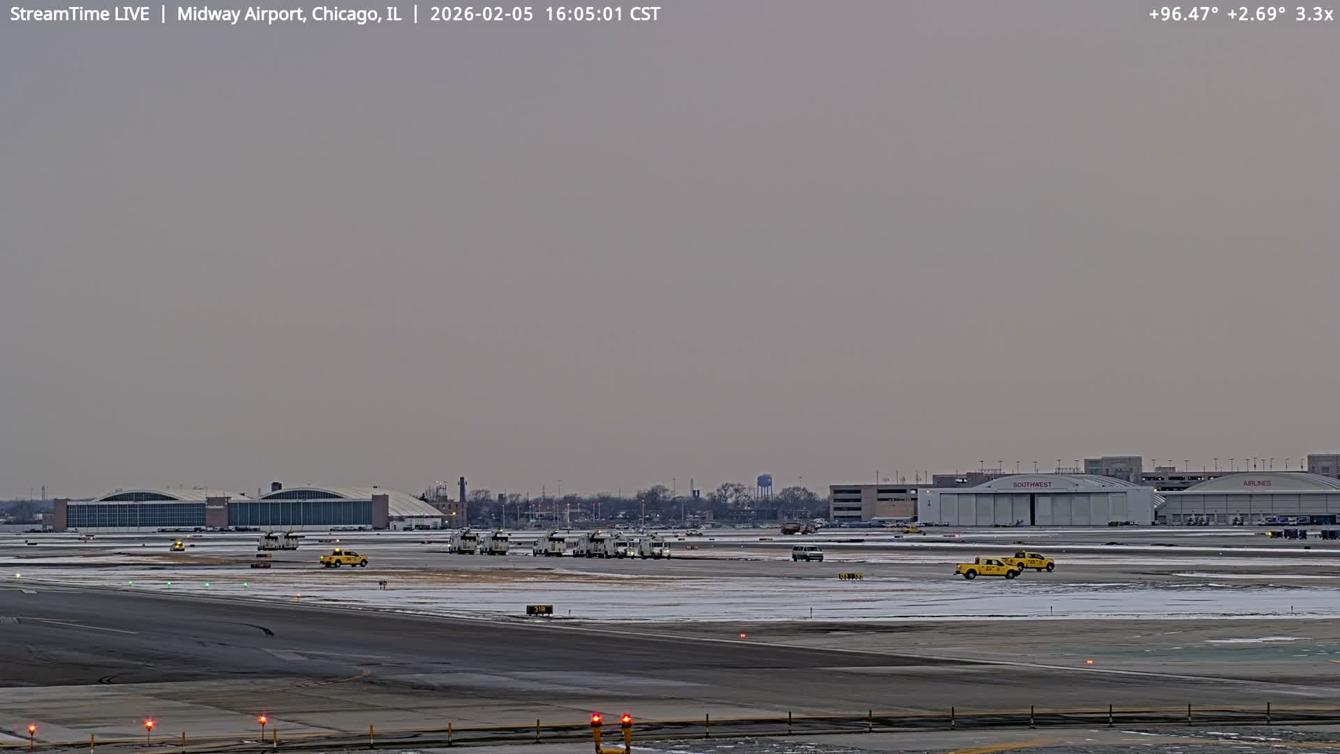 Chicago Midway International Airport Live Cam MDW / KMDW - Garfield Ridge, Chicago, Cook, Illinois, USA