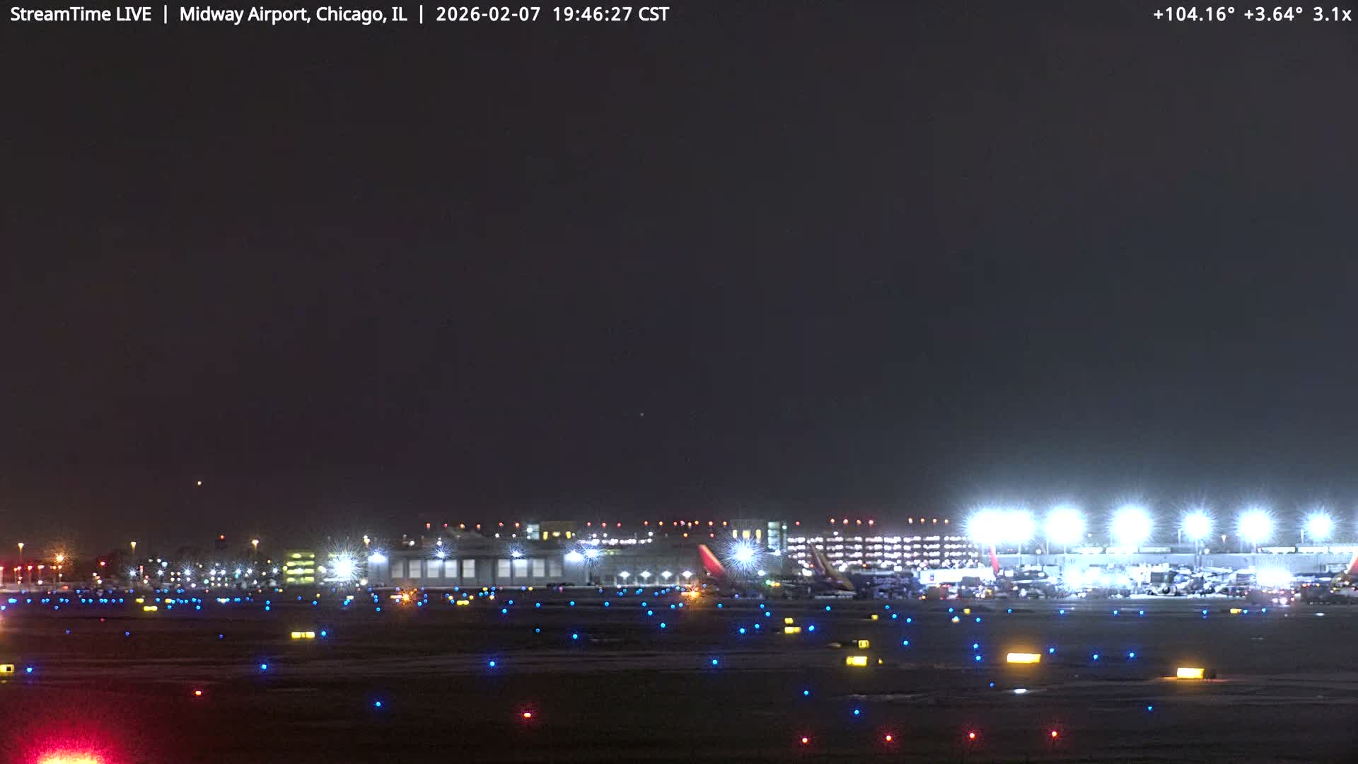 Chicago Midway International Airport Live Cam MDW / KMDW - Garfield Ridge, Chicago, Cook, Illinois, USA
