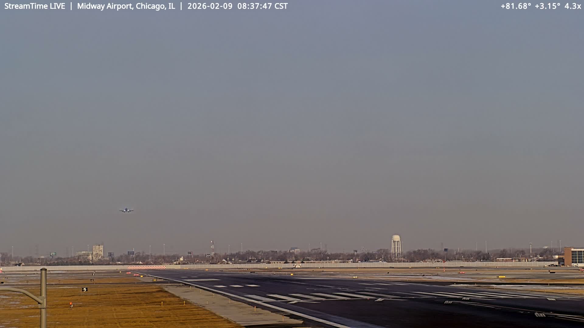 Chicago Midway International Airport Live Cam MDW / KMDW - Garfield Ridge, Chicago, Cook, Illinois, USA