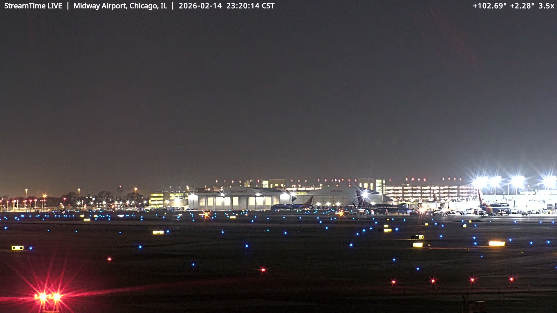 Chicago Midway International Airport Live Cam MDW / KMDW - Garfield Ridge, Chicago, Cook, Illinois, USA
