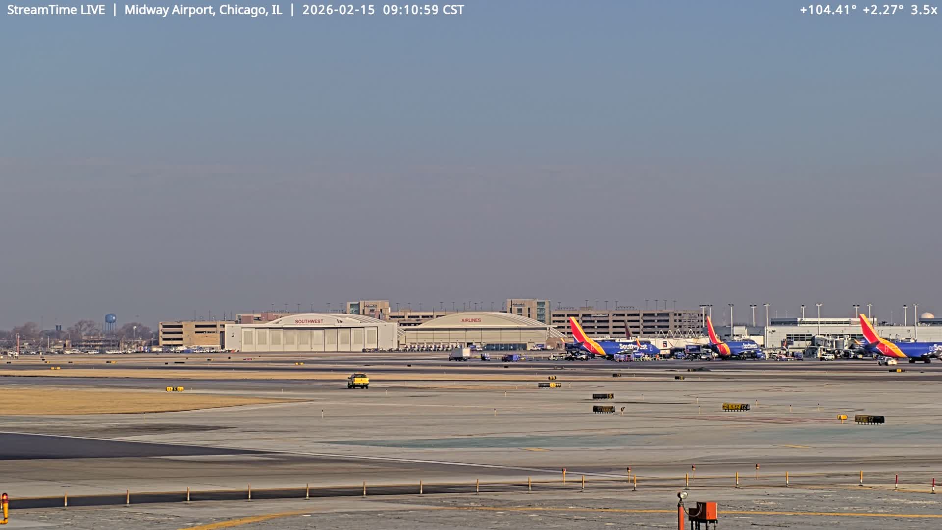 Chicago Midway International Airport Live Cam MDW / KMDW - Garfield Ridge, Chicago, Cook, Illinois, USA