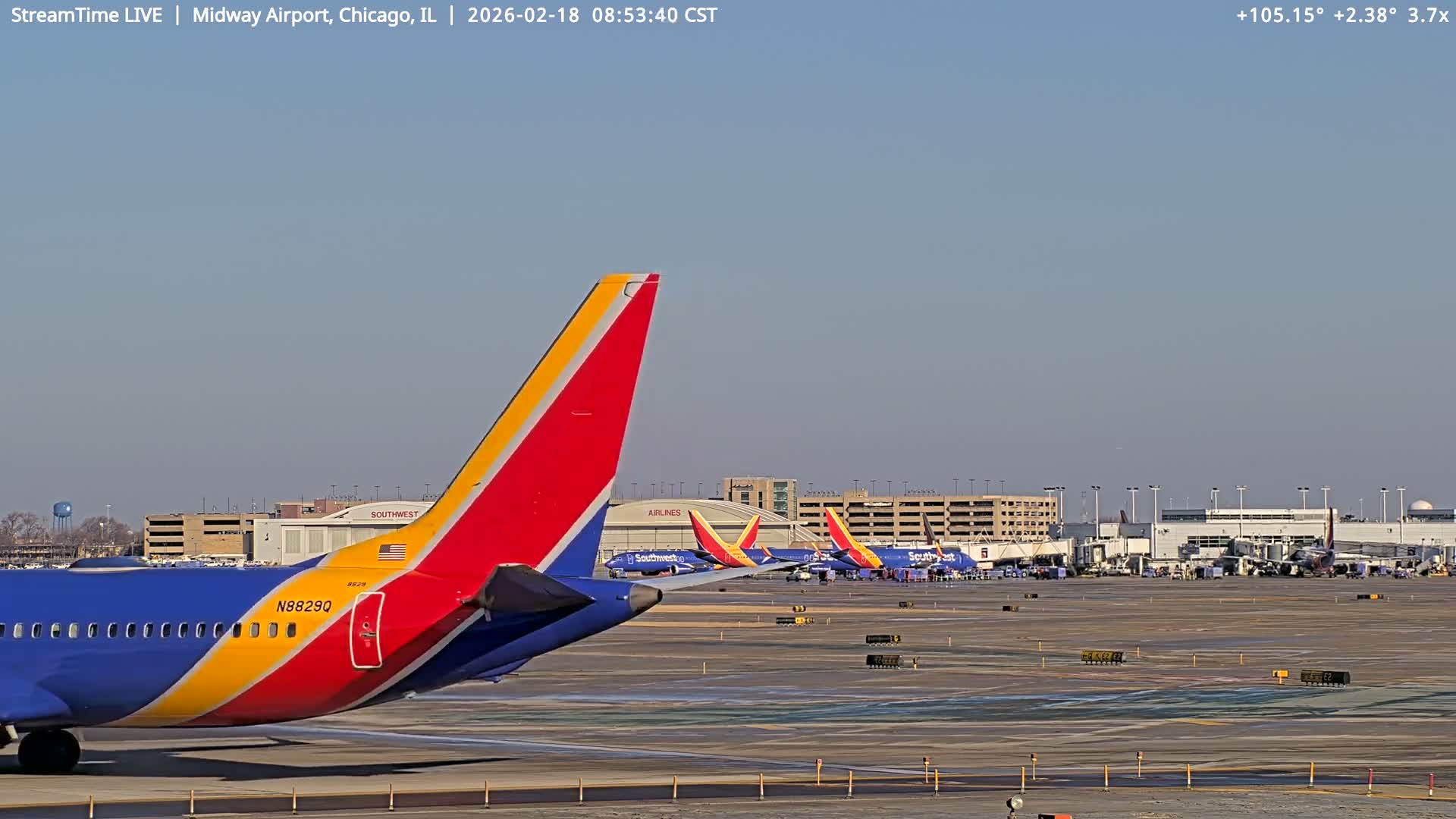 Chicago Midway International Airport Live Cam MDW / KMDW - Garfield Ridge, Chicago, Cook, Illinois, USA