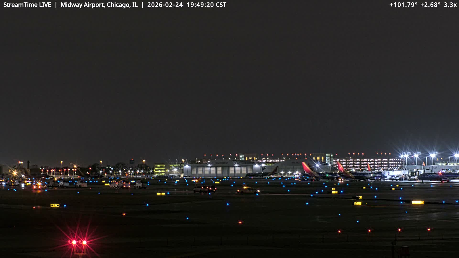 Chicago Midway International Airport Live Cam MDW / KMDW - Garfield Ridge, Chicago, Cook, Illinois, USA