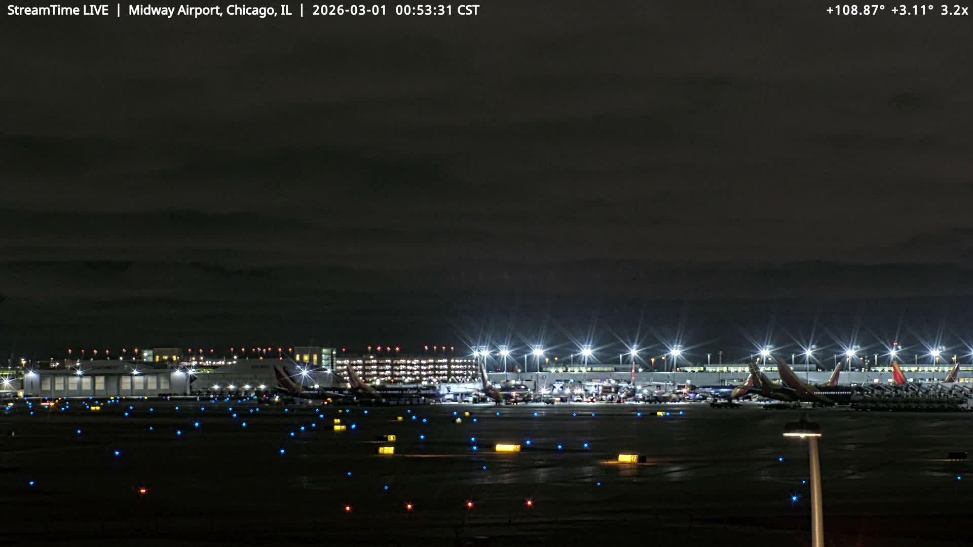 Chicago Midway International Airport Live Cam MDW / KMDW - Garfield Ridge, Chicago, Cook, Illinois, USA