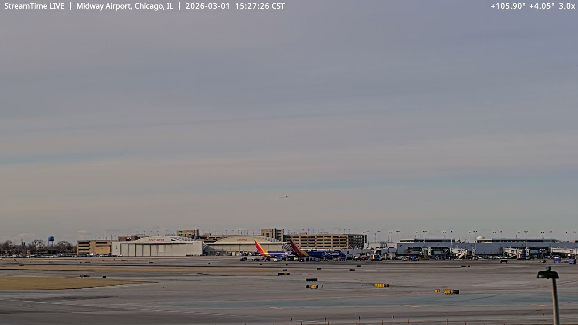 Chicago Midway International Airport Live Cam MDW / KMDW - Garfield Ridge, Chicago, Cook, Illinois, USA