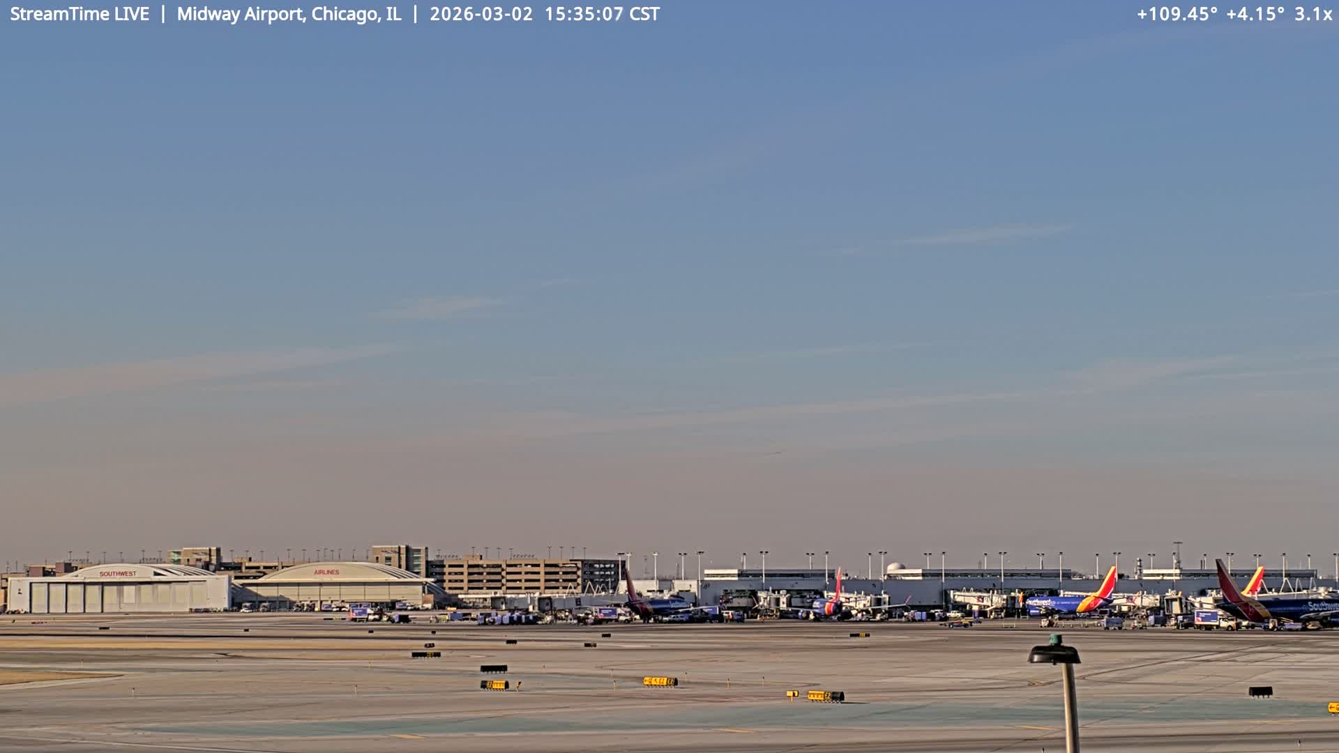 Chicago Midway International Airport Live Cam MDW / KMDW - Garfield Ridge, Chicago, Cook, Illinois, USA