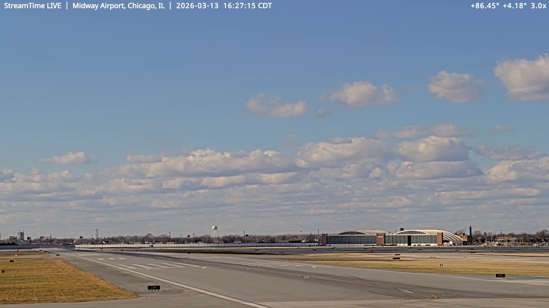 Chicago Midway International Airport Live Cam MDW / KMDW - Garfield Ridge, Chicago, Cook, Illinois, USA