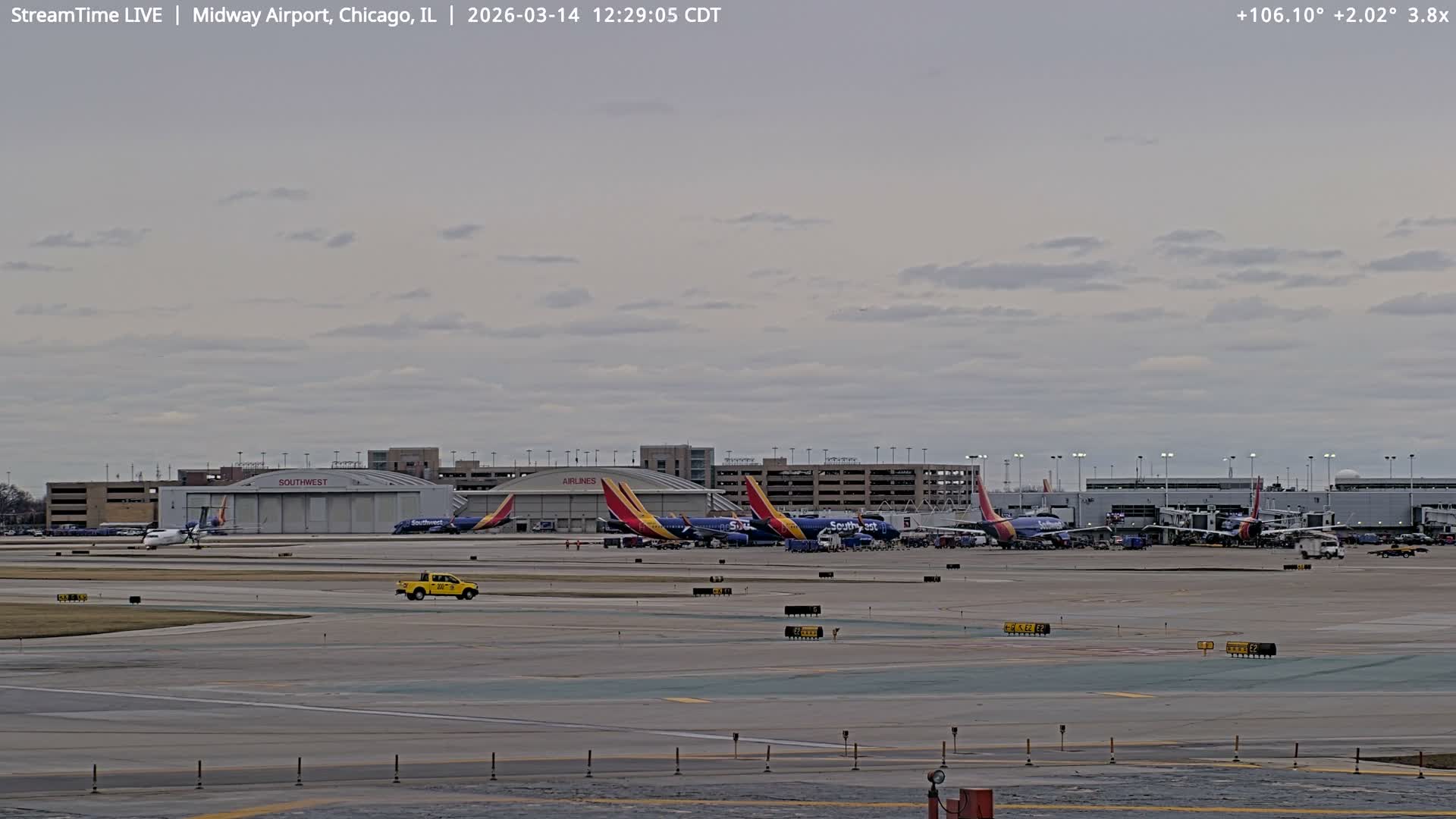 Chicago Midway International Airport Live Cam MDW / KMDW - Garfield Ridge, Chicago, Cook, Illinois, USA