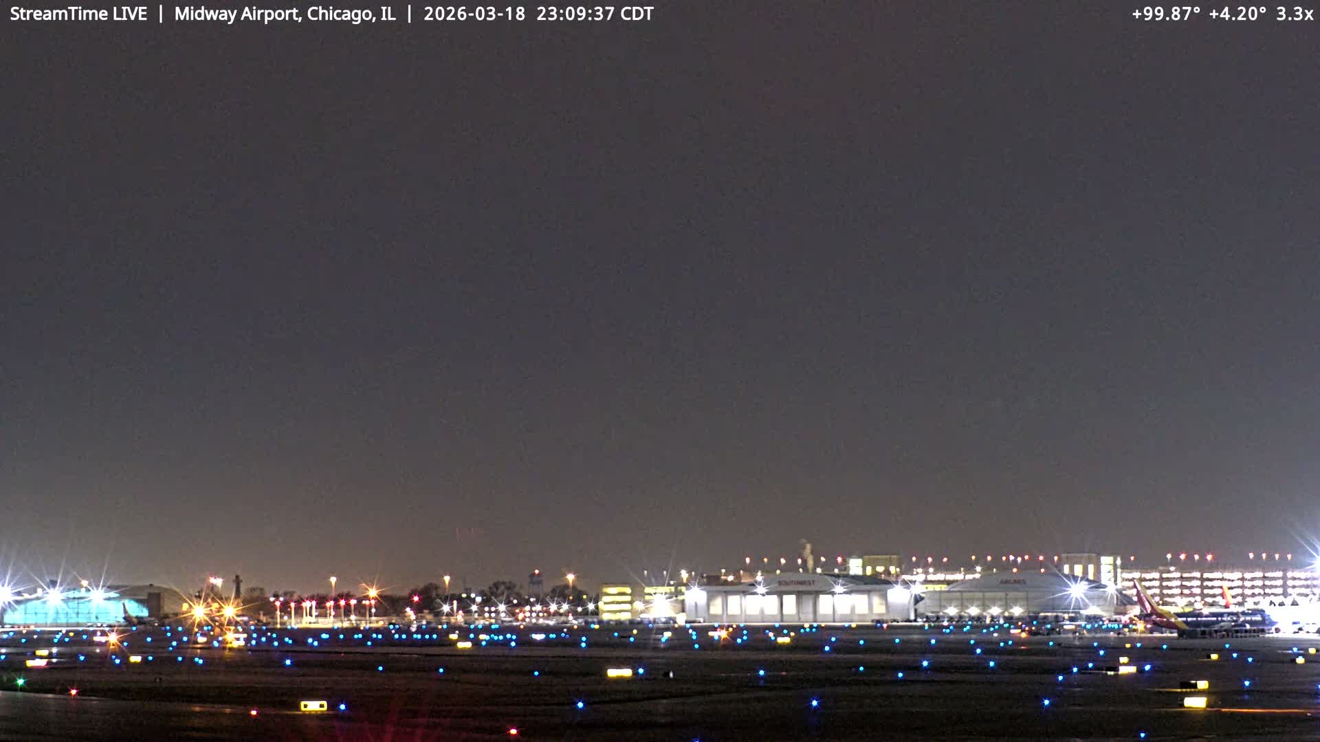 Chicago Midway International Airport Live Cam MDW / KMDW - Garfield Ridge, Chicago, Cook, Illinois, USA