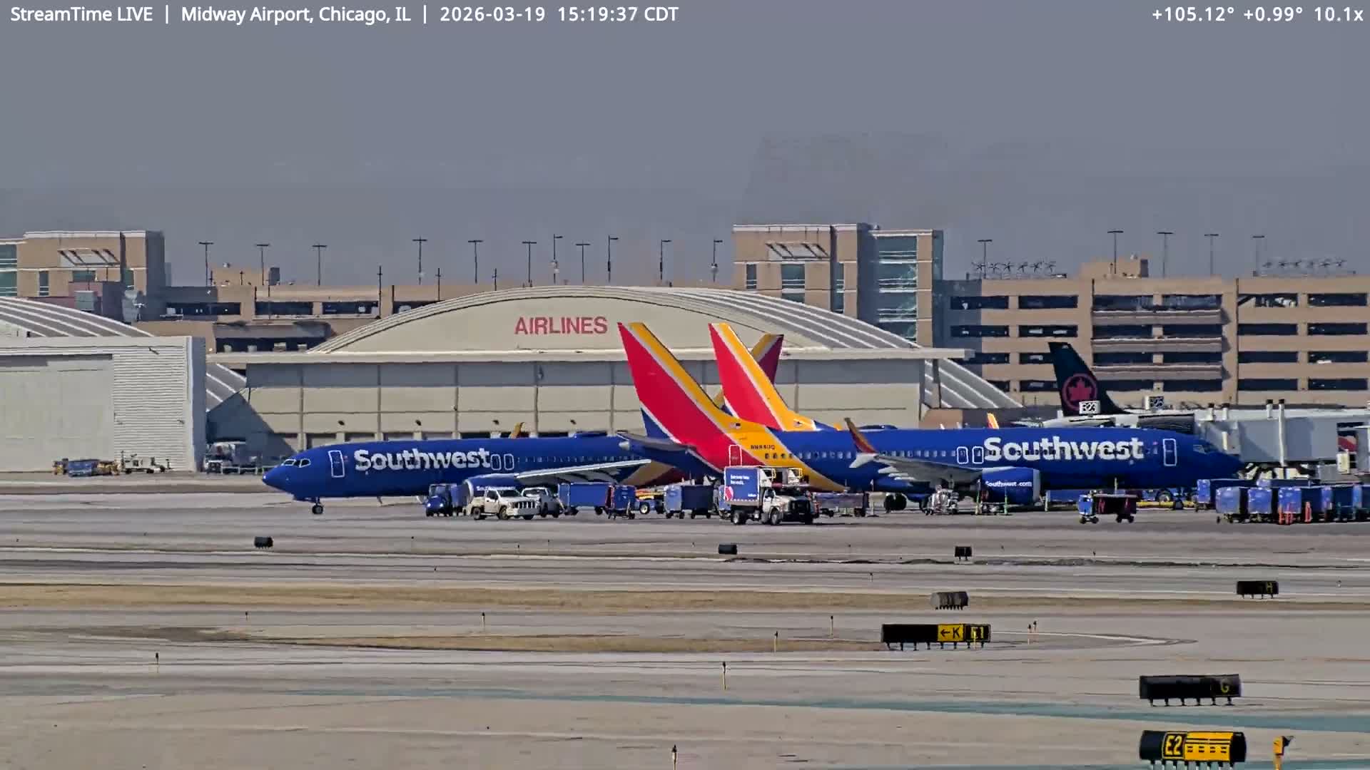 Chicago Midway International Airport Live Cam MDW / KMDW - Garfield Ridge, Chicago, Cook, Illinois, USA