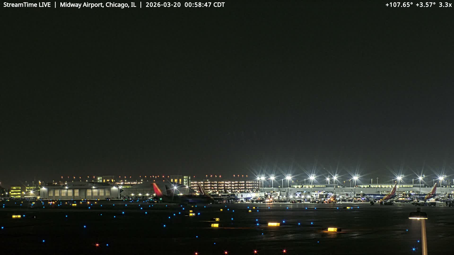 Chicago Midway International Airport Live Cam MDW / KMDW - Garfield Ridge, Chicago, Cook, Illinois, USA