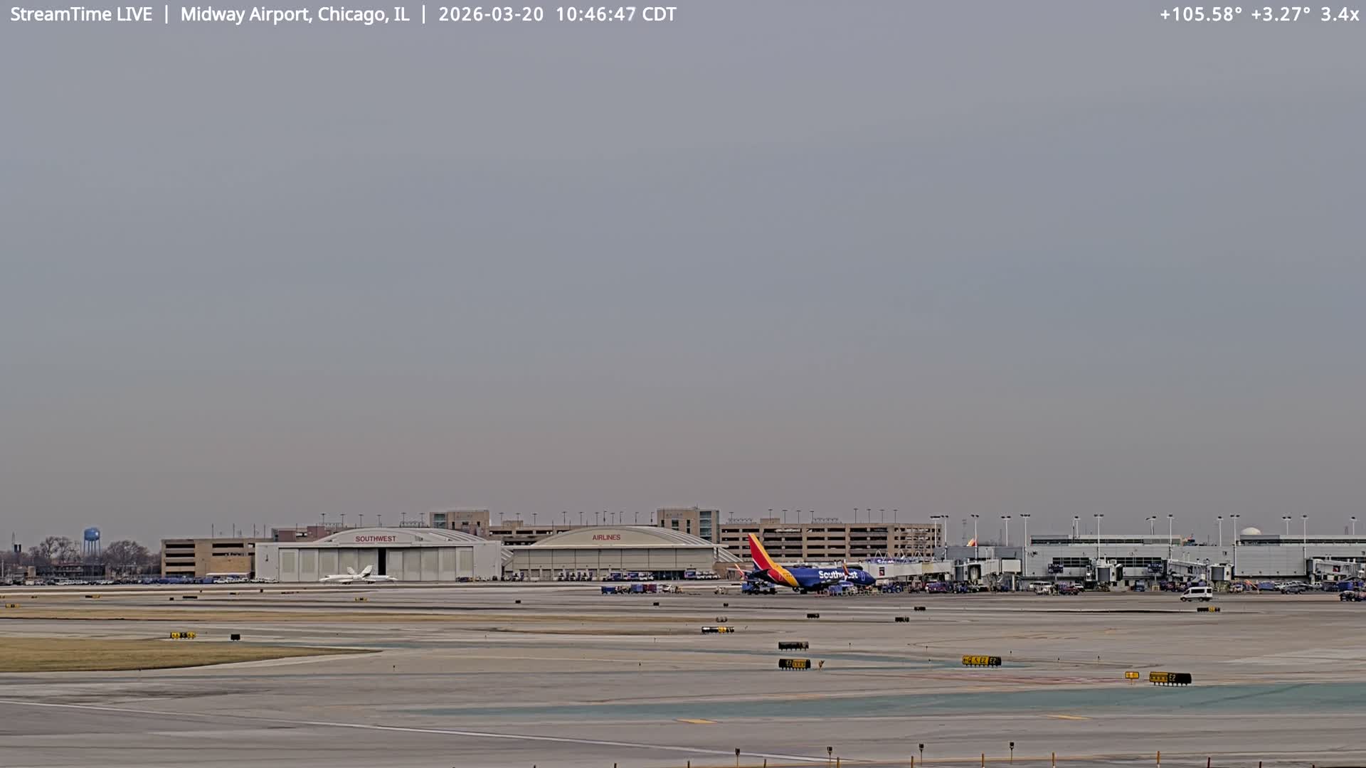 Chicago Midway International Airport Live Cam MDW / KMDW - Garfield Ridge, Chicago, Cook, Illinois, USA