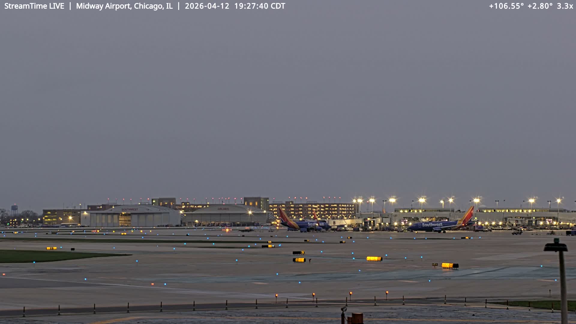 Chicago Midway International Airport Live Cam MDW / KMDW - Garfield Ridge, Chicago, Cook, Illinois, USA