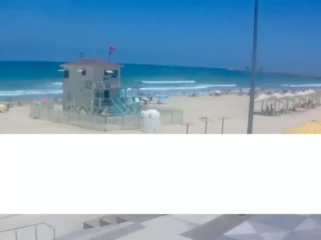 Ashdod, Lido Beach Live Cam - Ashkelon, Southern, Israel