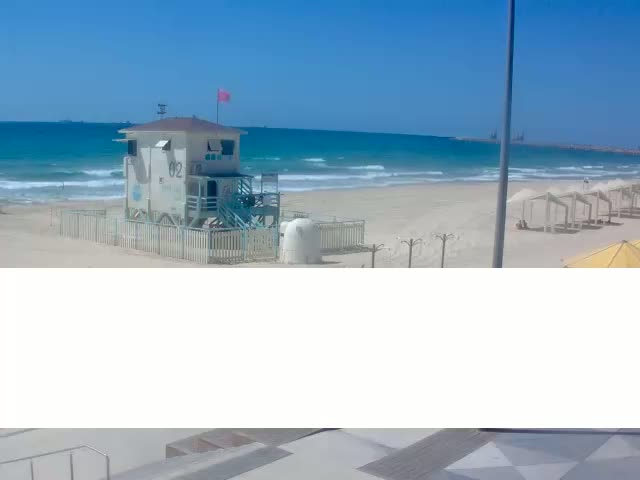 Ashdod, Lido Beach Live Cam - Ashkelon, Southern, Israel