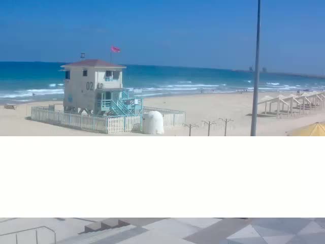 Ashdod, Lido Beach Live Cam - Ashkelon, Southern, Israel