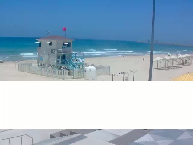 Ashdod, Lido Beach Live Cam - Ashkelon, Southern, Israel
