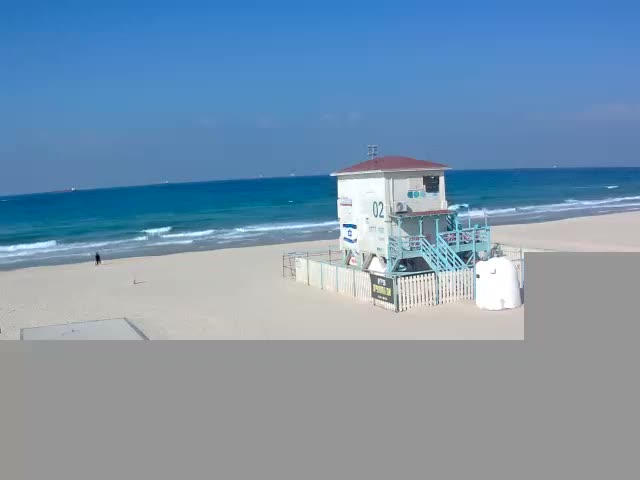 Ashdod, Lido Beach Live Cam - Ashkelon, Southern, Israel