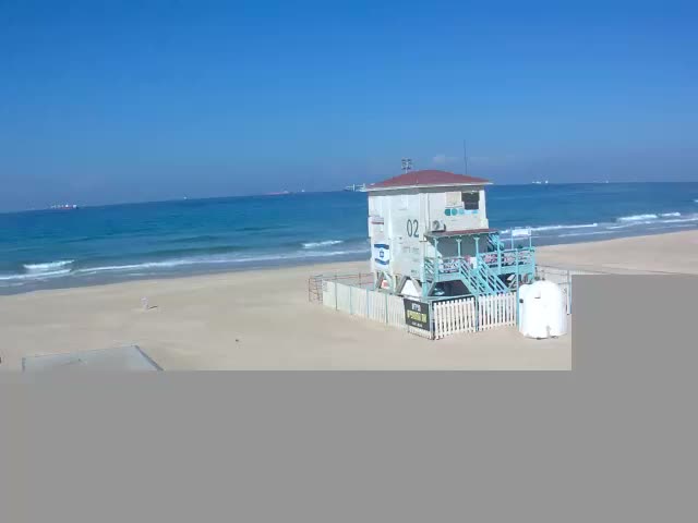 Ashdod, Lido Beach Live Cam - Ashkelon, Southern, Israel