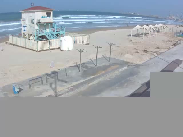 Ashdod, Lido Beach Live Cam - Ashkelon, Southern, Israel