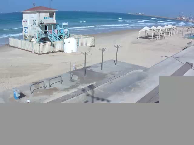 Ashdod, Lido Beach Live Cam - Ashkelon, Southern, Israel