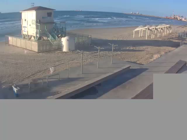Ashdod, Lido Beach Live Cam - Ashkelon, Southern, Israel