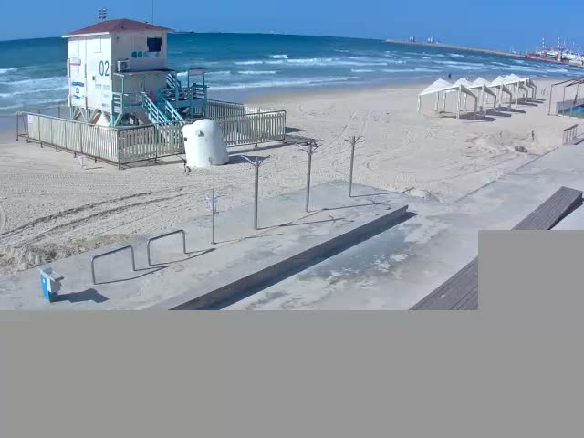 Ashdod, Lido Beach Live Cam - Ashkelon, Southern, Israel